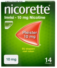 Nicorette Invisi Nicotine Pleister 10 mg - 14 stuks