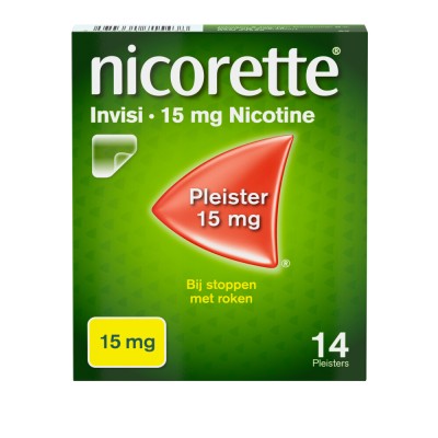 Nicorette Invisi Nicotine Pleister 15 mg - 14 stuks