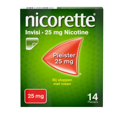 Nicorette Invisi Nicotine Pleister 25 mg - 14 stuks