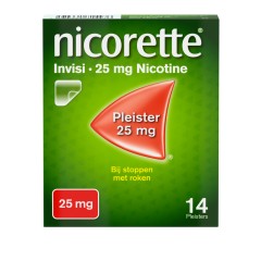 Nicorette Invisi Nicotine Pleister 25 mg - 14 stuks